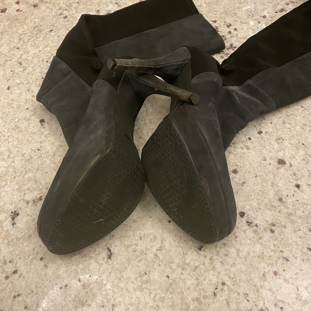 Stuart Weitzman Platform Suede Boot - image 4